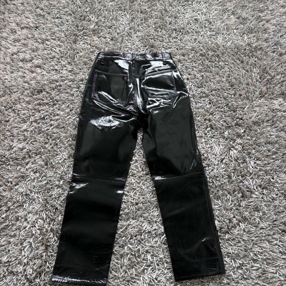 rag & bone Black Patent Leather Pants - Picture 5 of 12